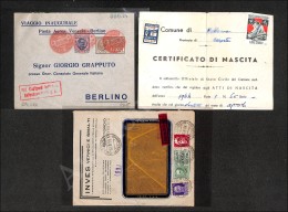 Regno - 1928/1944 - Tre Oggetti Postali Del Periodo - Da Esaminare - Other & Unclassified