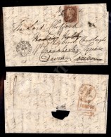 Gran Bretagna - Lettera Da Roma Del 7.3.1842 Per Londra Fatta Proseguire Per Devon Affrancata Con 1 Penny (corto A... - Sonstige & Ohne Zuordnung