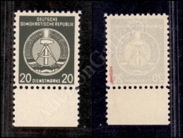 Germania - Falso DDR - 20 Pfennig Segnatasse Nuovo Con Gomma Integra - Sonstige & Ohne Zuordnung