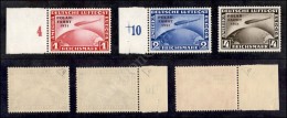 Germania - 1931 - Zeppelin Polar Fahrt (456/458 - Posta Aerea) - Serie Completa - 3 Valori Nuovi Con Gomma Integra... - Otros & Sin Clasificación