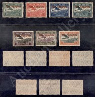 Albania - 1929 - Posta Aerea (210/216) - Serie Completa - 7 Valori Nuovi Con Gomma - Qualche Lieve Traccia Di... - Other & Unclassified