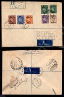 BMA Somalia -  Raccomandata Da Mogadiscio A Palermo Del 4.8.49 Con Affrancatura Multipla (10 Due + 11/15) - Sonstige & Ohne Zuordnung