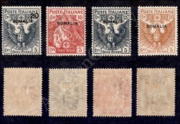 Somalia - 1916 - Croce Rossa (19/22) - Serie Completa - 4 Valori Nuovi Con Gomma Integra (750) - Sonstige & Ohne Zuordnung