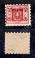 Eritrea - 1934 - 20 Lire Segnatasse (38a) Con Soprastampa Capovolta Nuovo Con Gomma Integra - Oliva + Diena (1.125) - Other & Unclassified