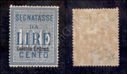 Eritrea - 1903 - 10 Lire (13 - Segnatasse) Nuovo Con Gomma - Ottimamente Centrato (1.200) - Other & Unclassified