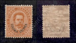 Eritrea - 1893 - 20 Cent (5) Nuovo Con Gomma Integra - Ben Centrato (1.400+) - Autres & Non Classés