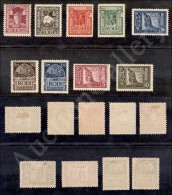 Egeo - 1929 - Pittorica (3/11) - Serie Completa - 9 Valori Nuovi Con Gomma (700) - Other & Unclassified