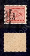 Zara - 1943 - 20 Cent (3 - Segnatasse - Soprastampa Spostata A Sinistra E In Basso) Nuovo Con Gomma Integra - Non... - Sonstige & Ohne Zuordnung