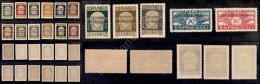 Fiume - 1921 - Governo Provvisorio (149/163 + Espressi 5/6) - Emissione Completa - 17 Valori Nuovi Con Gomma... - Other & Unclassified