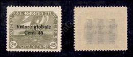 Fiume - 1920 - 45 Cent Su 45 Oliva (112) Nuovo Con Gomma Integra (1.250) - Sonstige & Ohne Zuordnung