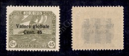 Fiume - 1920 - 45 Cent Su 45 Oliva (112) Nuovo Con Gomma Integra (1.250) - Autres & Non Classés