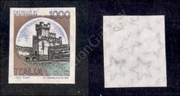 1980 - 1000 Lire Montagnana (1527) Non Dentellato Nuovo Con Gomma Integra - Cert. Oro Raybaudi - Otros & Sin Clasificación