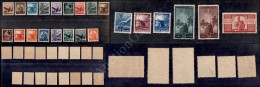 1945/1948 - Democratica (543/565) - Serie Completa - 23 Valori Nuovi Con Gomma Integra (1.350) - Sonstige & Ohne Zuordnung