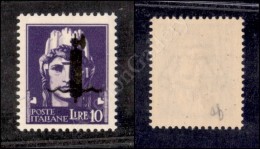 1944 - Saggi - 10 Lire (P14A) Con Fascio Nero - Nuovo Con Gomma Integra - G. Colla (6.000) - Other & Unclassified