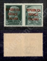 1944 - Verona - 25 Cent Esercito (50A) - Errore Di Soprastampa Nuovo Con Gomma (675) - Sonstige & Ohne Zuordnung