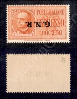 1944 - 2,50 Lire GNR (20a - Espressi) Con Soprastampa Capovolta Nuovo Con Gomma Integra (1.600) - Sonstige & Ohne Zuordnung