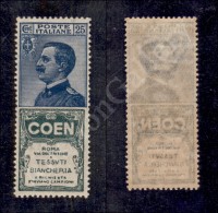 1924 - 25 Cent Coen (5 - Pubblicitari) Nuovo Con Gomma Integra - Ottimamente Centrato - Molto Bello (1.600) - Other & Unclassified