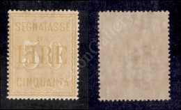 1903 - 50 Lire (31 - Segnatasse) Nuovo Con Gomma Integra - Ottimamente Centrato (975) - Altri & Non Classificati