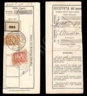 2 Lire Assicurativi (5) + 3 Lire Pacchi (32) Su Ricevuta - Genova 12.9.36 - Sorani (3.200) - Other & Unclassified