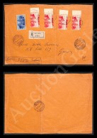 Propaganda Di Guerra - Quattro 75 Cent (456b) Con Dentellatura Spostata + 1,25 Lire (457) Su Raccomandata Da S.... - Other & Unclassified