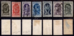 1934 - Annessione Di Fiume (350/356) - Serie Completa - 7 Valori - Cert. Raybaudi (220) - Other & Unclassified