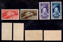 1932 - Salone Aeronautico (384/387) - Serie  Completa - 4 Valori Nuovi Con Gomma Integra (1.500) - Sonstige & Ohne Zuordnung