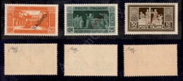 1929 - Saggi - Montecassino (262/264) - 3 Valori Con Soprastampa Saggio Nuovi Con Gomma Integra - Autres & Non Classés