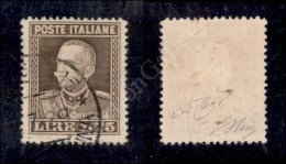 1929 - 1,75 Lire Bruno (242) Dentellato 13 1/2 - Oliva + Raybaudi + Cert. Bolaffi 100% (5.000) - Altri & Non Classificati