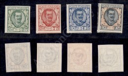 1926 - Prove D’Archivio - Floreale (P200/P203) - Serie Completa - 4 Valori Senza Gomma - Molto Belli (1.400) - Autres & Non Classés