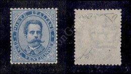 1879 - 25 Cent Azzurro (40) Nuovo Con Gomma Integra - Centratura Perfetta - Molto Bello - Cert. Raybaudi (11.250) - Other & Unclassified