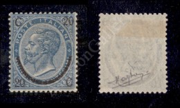 1865 - 20 Cent Su 15 Celeste (25 - Terzo Tipo) Nuovo Con Gomma Ben Centrato - Molto Bello - Cert. Raybaudi (1.100) - Sonstige & Ohne Zuordnung