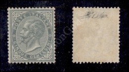 1863 -  5 Cent De La Rue (L16a) Nuovo Con Gomma Integra - Cert. Oliva (6.000) - Other & Unclassified