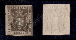 1860 - 10 Cent Bruno (19) Con Grandi Margini - Molto Bello (100) - Sonstige & Ohne Zuordnung