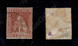 1851 - 1 Crazia Carminio (4d) - Molto Bello - Diena (220) - Sonstige & Ohne Zuordnung