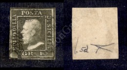 1859 - 1 Grano Verde Oliva (5d) - Grandi Margini - Bottacchi (400) - Andere & Zonder Classificatie