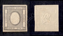 1861 - 2 Cent Grigio Nero (20) Nuovo Con Gomma - Molto Bello (400) - Other & Unclassified