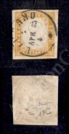 1861 - 80 Cent Giallo Arancio (17C) - Molto Bello - Raybaudi (700) - Other & Unclassified