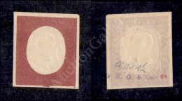 1854 - Non Emesso - 40 Cent Rosso Mattone Chiaro (12a) Nuovo Con Gomma Integra - G. Bolaffi (600) - Andere & Zonder Classificatie