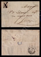 5 Bai Rosa Vinaceo (6A - Pontificio) Annullato A Penna Su Lettera Da Bologna Per Firenze Del 15 Giugno 1859 - Cert.... - Other & Unclassified