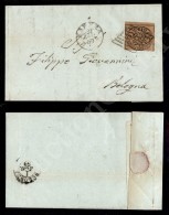 3 Bai (4Ab - Pontificio) Toccato In Alto - Lettera Da Firenze A Bologna Del 31 Luglio 1859 - Piega Orizzontale... - Otros & Sin Clasificación