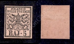 1860 - 5 Bai Rosa Vinaceo (6Aa) Nuovo Con Gomma (800) - Other & Unclassified