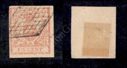 1859 - 15 Cent Vermiglio Chiaro (9a) - Molto Bello (600) - Other & Unclassified