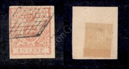 1859 - 15 Cent Vermiglio Chiaro (9a) - Molto Bello (600) - Otros & Sin Clasificación