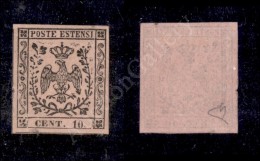 1852 - 10 Cent Rosa (9) Nuovo Con Gomma E Lieve Traccia Di Linguella - Diena (800) - Altri & Non Classificati