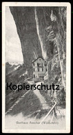 ALTE MINI POSTKARTE GASTHAUS AESCHER WILDKIRCHLI Schwende Weissbad Schweiz Suisse Helvetia Appenzell Ansichtskarte - Appenzell