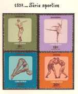 Cuba 1957, Série Sportive ( Thématique Sport ) - Unused Stamps