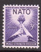 USA 1952 3rd Anniversary Of NATO, MNH (SG 1005) - Ongebruikt