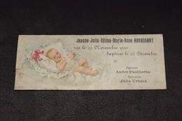 Jeanne Abrassart Née 29 Novembre 1920  Baptisée 25 Décembre Parrain A Faidherbe Marraine J Urbain ( Noeud Enfant Bébé ) - Nacimiento & Bautizo