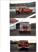 LOT 8 PHOTOS CAMION POMPIER 1999 IVECO TURBO CAMIVA 120 16 SERVICE DEPARTEMENTAL SECOURS INCENDIE D EURE ET LOIR - Firemen