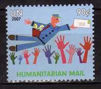 UN.United Nations.2007 Humanitarian Mail.postman.MNH - Ongebruikt